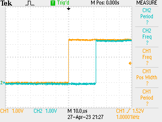 Oscilloscope trace